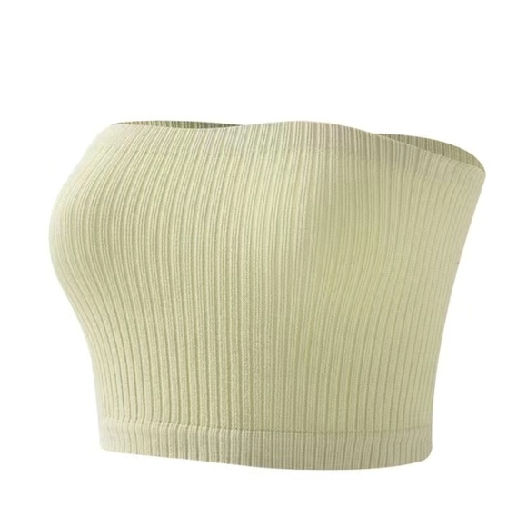 NWOT - Women’s 8pcs Ribbed Stretch Strapless Bandeau Bras (Multi Colored) - Picture 6 of 11